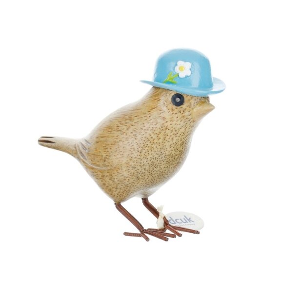 DCUK Duck Bird Blue Hat with flower - Picture 1 of 2
